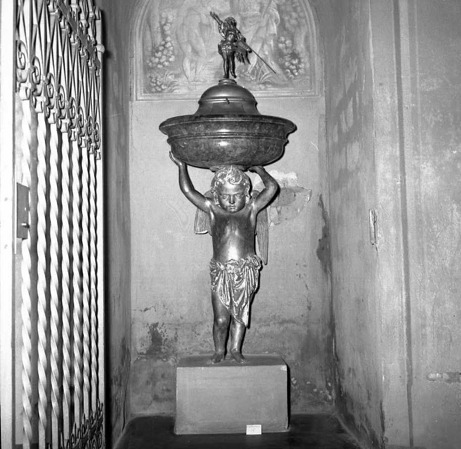 fonte battesimale - bottega emiliano-romagnola (sec. XIX)