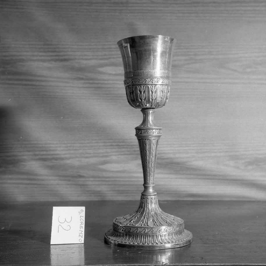 calice - bottega emiliano-romagnola (sec. XIX)