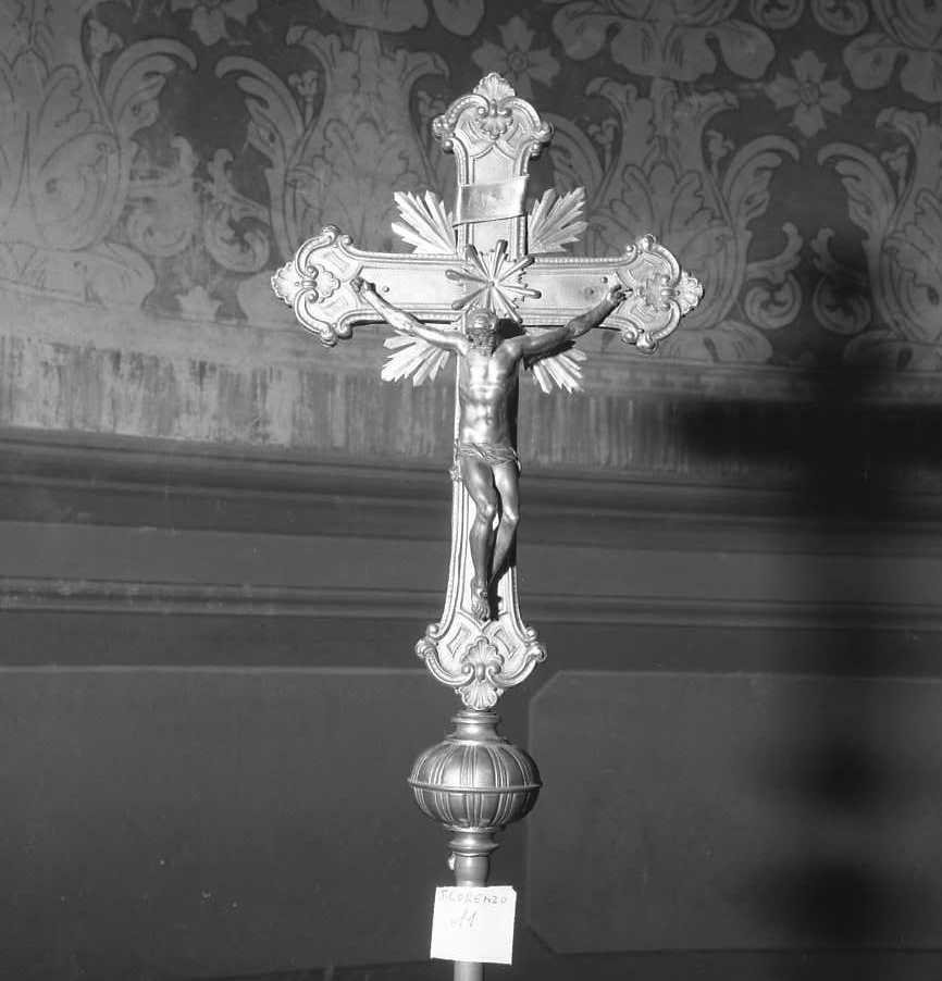 croce processionale - bottega emiliano-romagnola (seconda metà sec. XVII)