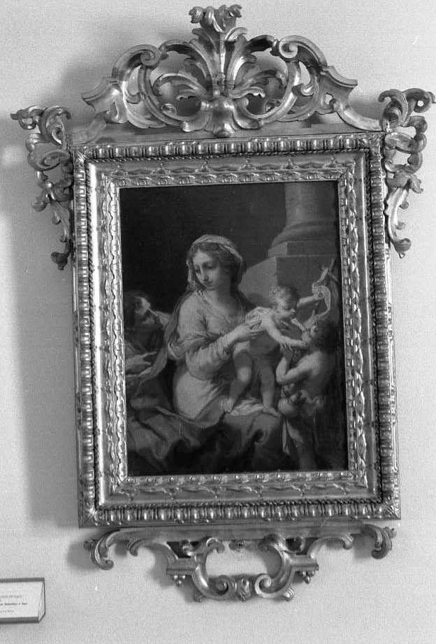 Sacra Famiglia con San Giovannino (dipinto) di Gandolfi Gaetano (ultimo quarto sec. XVIII)
