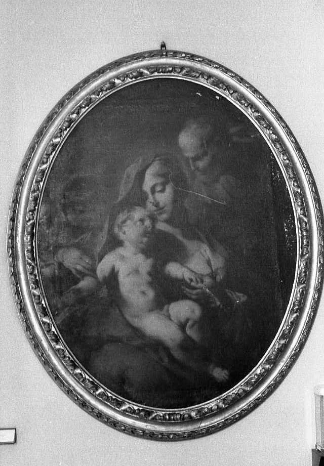 Sacra Famiglia (dipinto) di Ferretti Giovan Domenico (sec. XVIII)