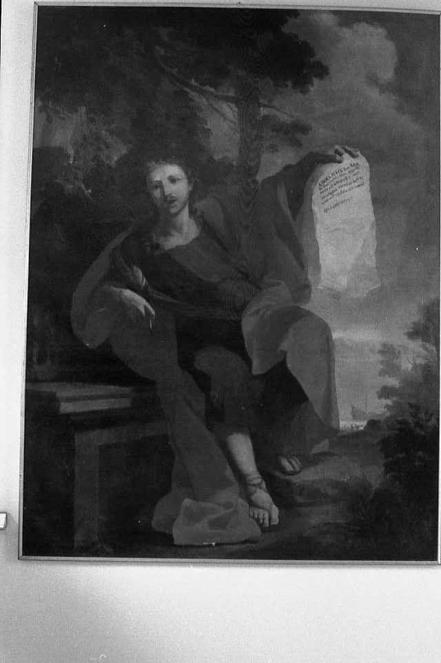 San Giovanni evangelista a Patmos (dipinto) - ambito bolognese (secc. XVIII/ XIX)