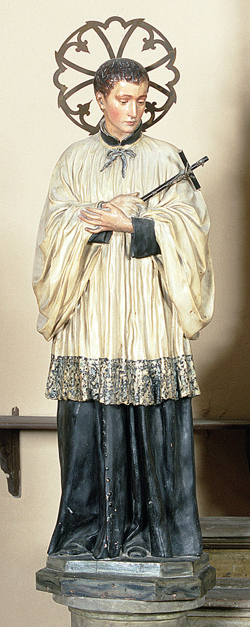San Luigi Gonzaga (statua) - manifattura italiana (sec. XIX)