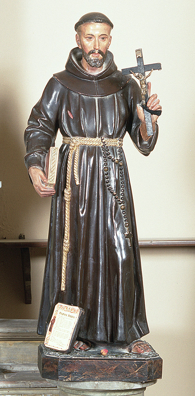 San Francesco d'Assisi (statua) - manifattura italiana (fine sec. XIX)