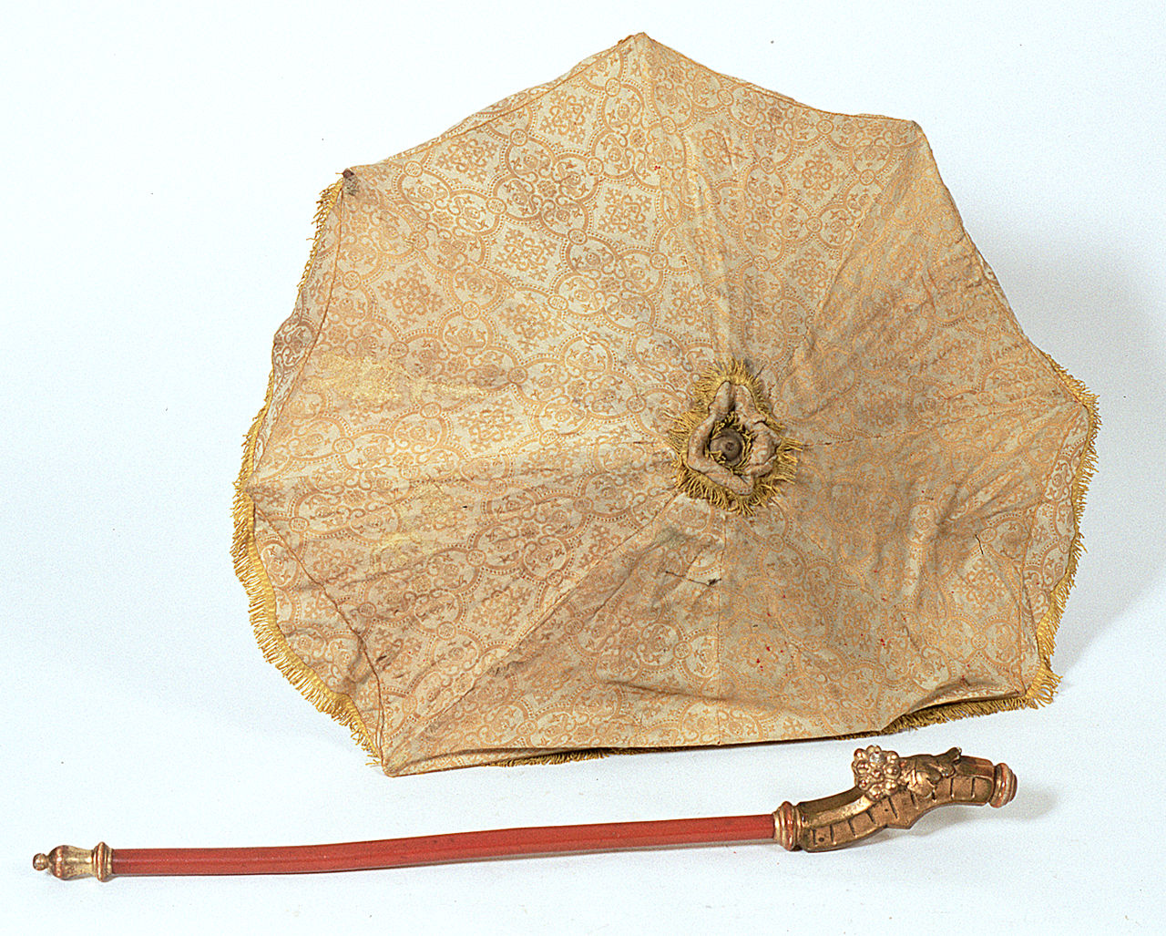 ombrellino processionale - manifattura italiana (secc. XIX/ XX)