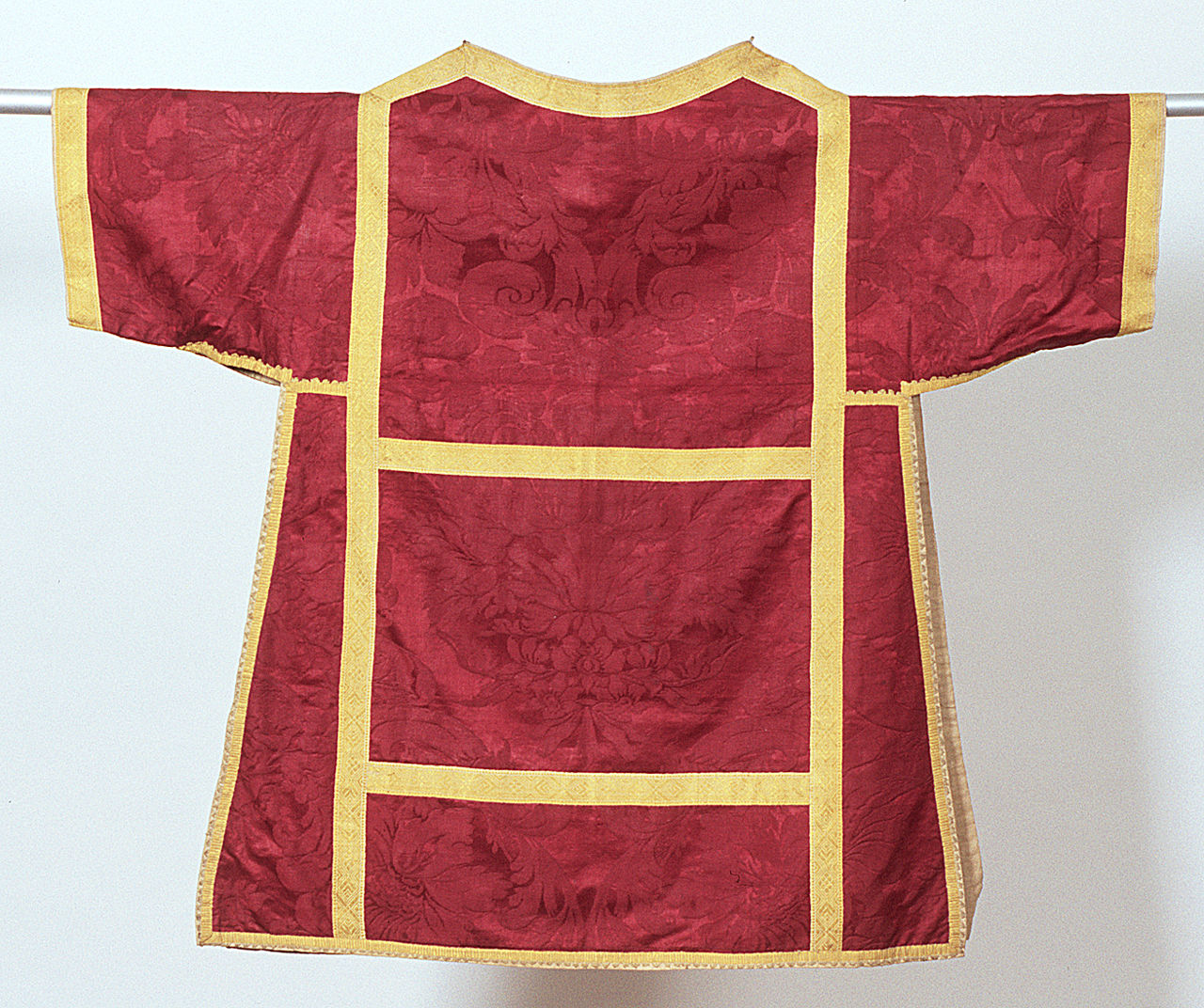 tunicella, elemento d'insieme - manifattura italiana (sec. XVIII)