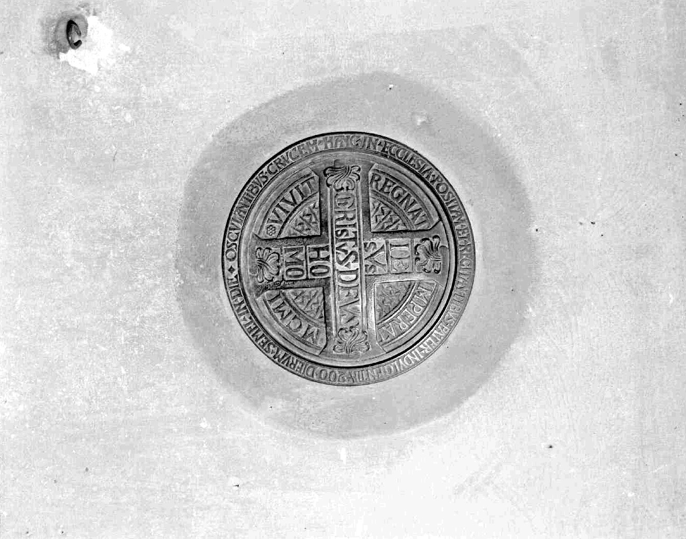 targa devozionale - manifattura emiliana (sec. XX)