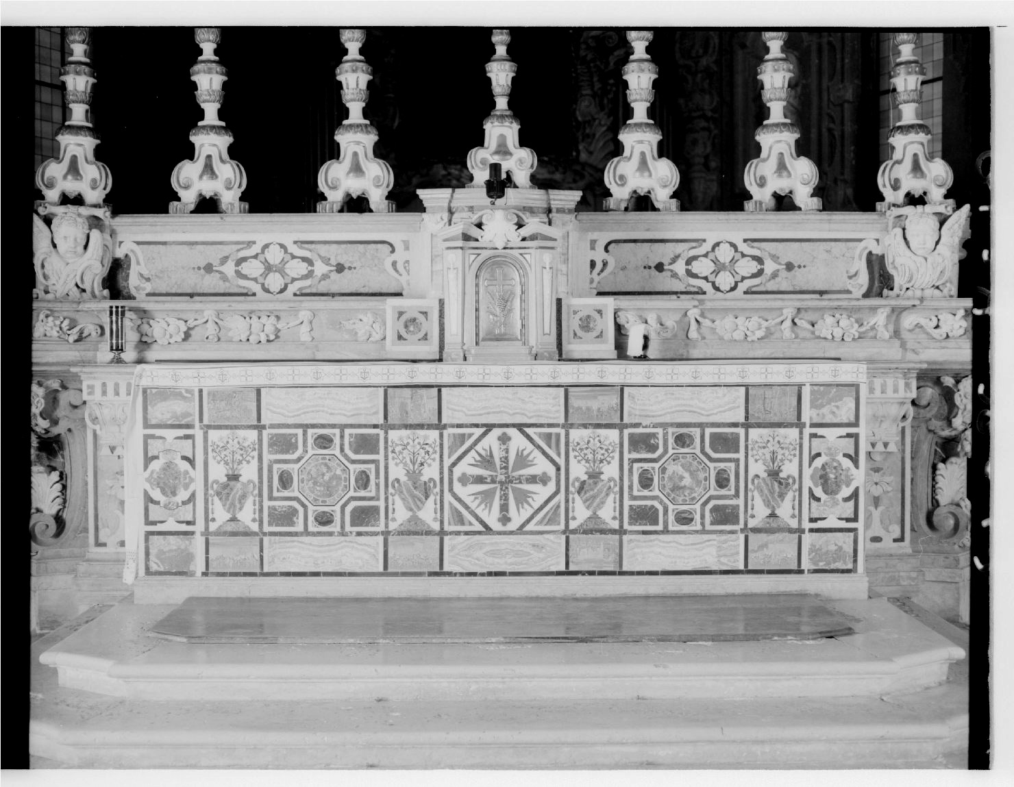 paliotto di Ragazzini Giuseppe (attribuito) (ultimo quarto sec. XVII)