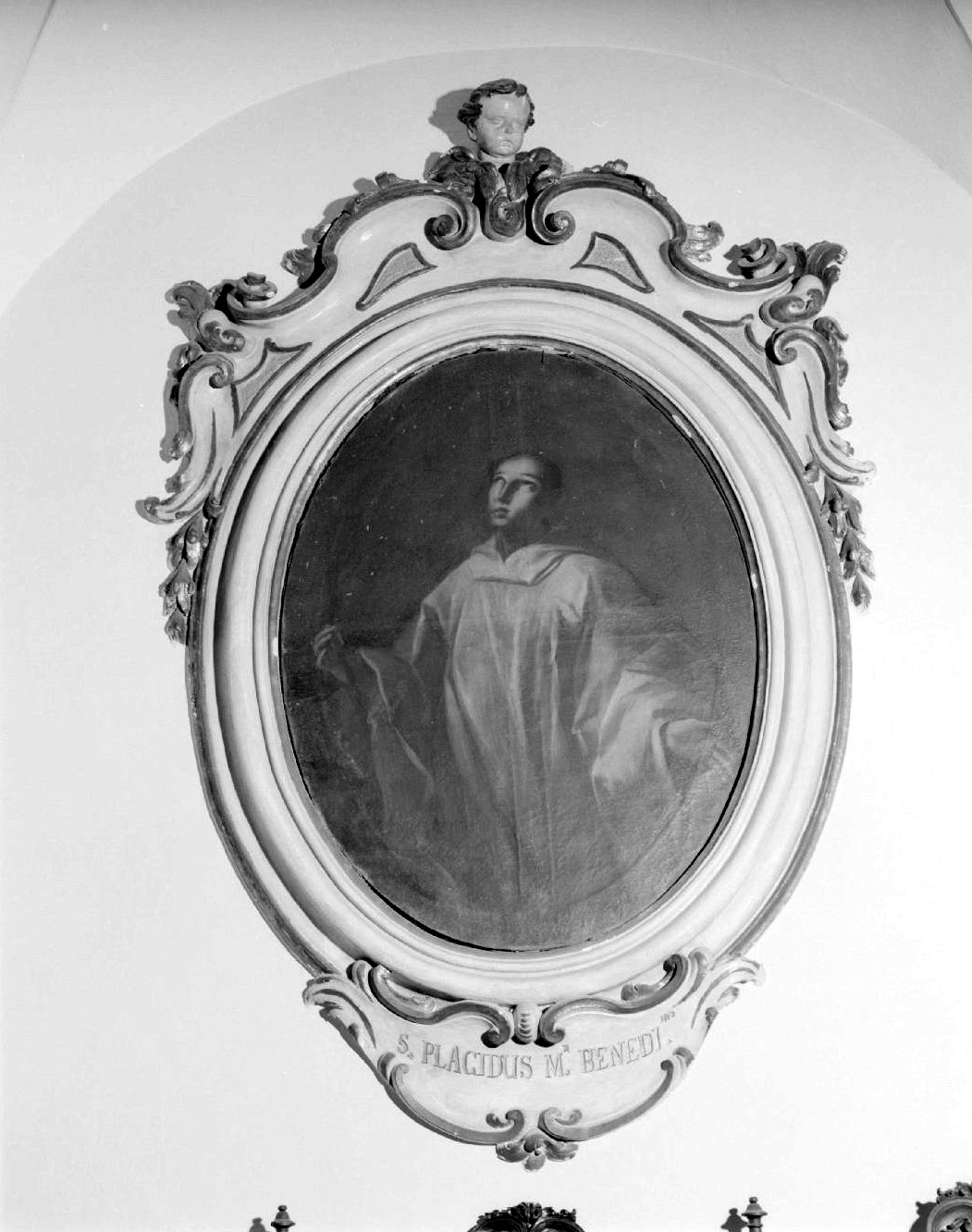 San Placido (dipinto) di Parolini Francesco (sec. XVIII)