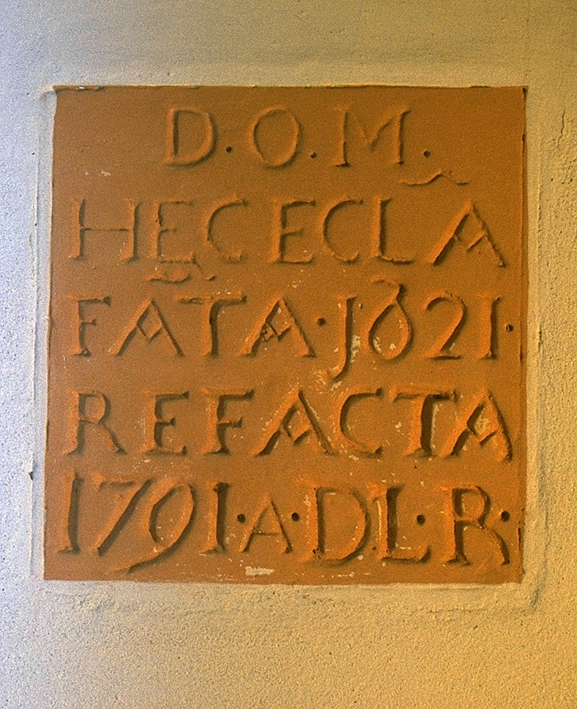 lapide documentaria - manifattura ferrarese (sec. XVIII)