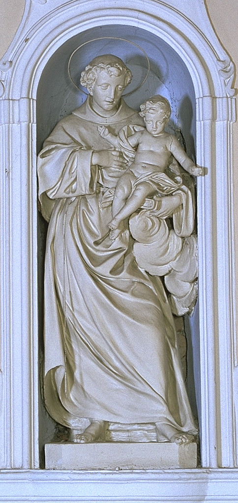 Sant'Antonio da Padova (statua) - ambito ferrarese (seconda metà sec. XVIII)