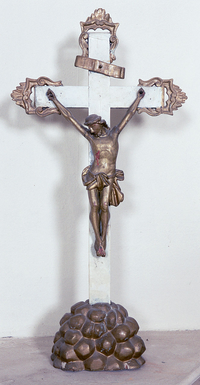 croce d'altare - ambito ferrarese (seconda metà sec. XVIII)