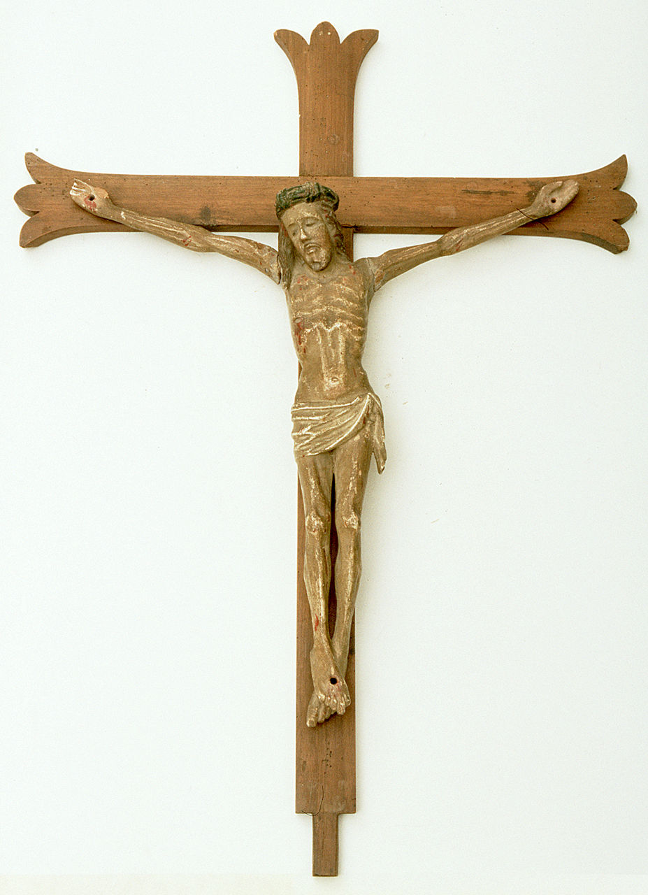 Gesù Cristo crocifisso (scultura) - ambito ferrarese (sec. XVIII)