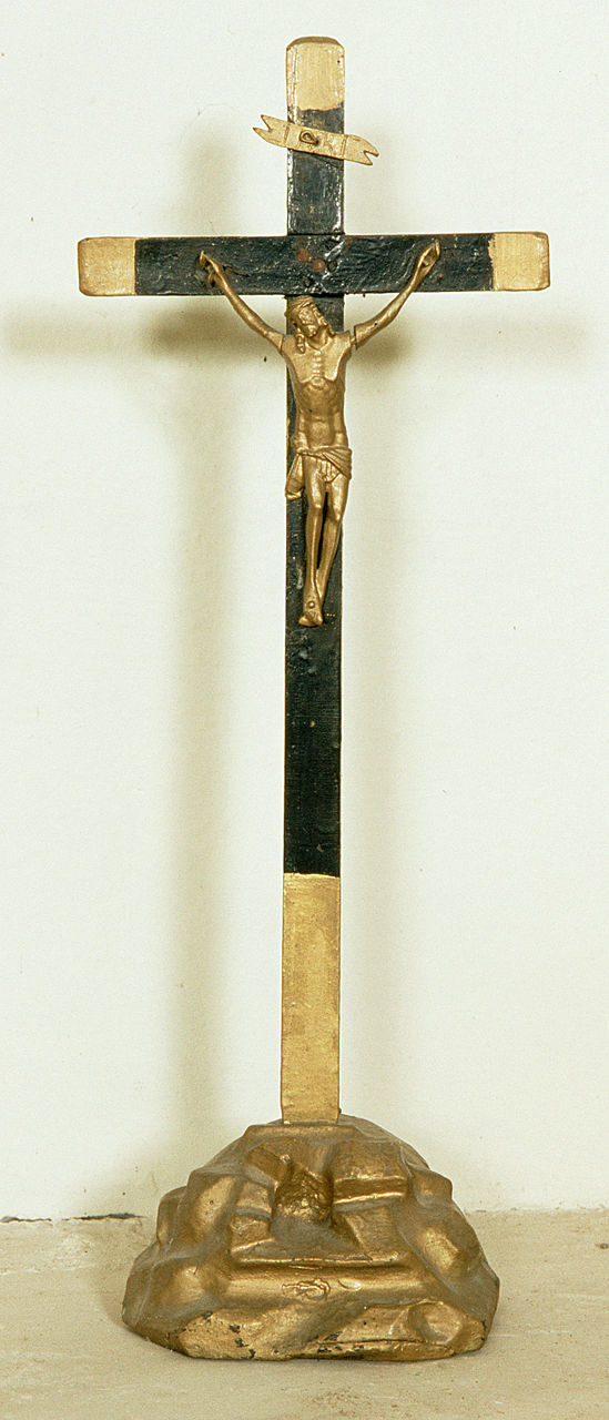 croce d'altare - ambito ferrarese (seconda metà sec. XIX)