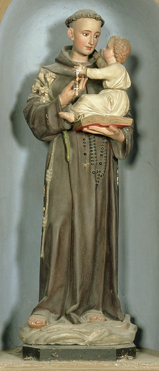 Sant'Antonio da Padova (statua) - ambito italiano (secondo quarto sec. XX)