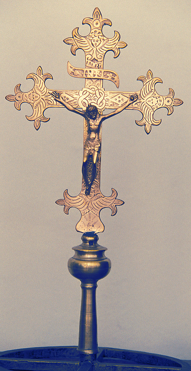 croce processionale - bottega emiliana (sec. XVII)