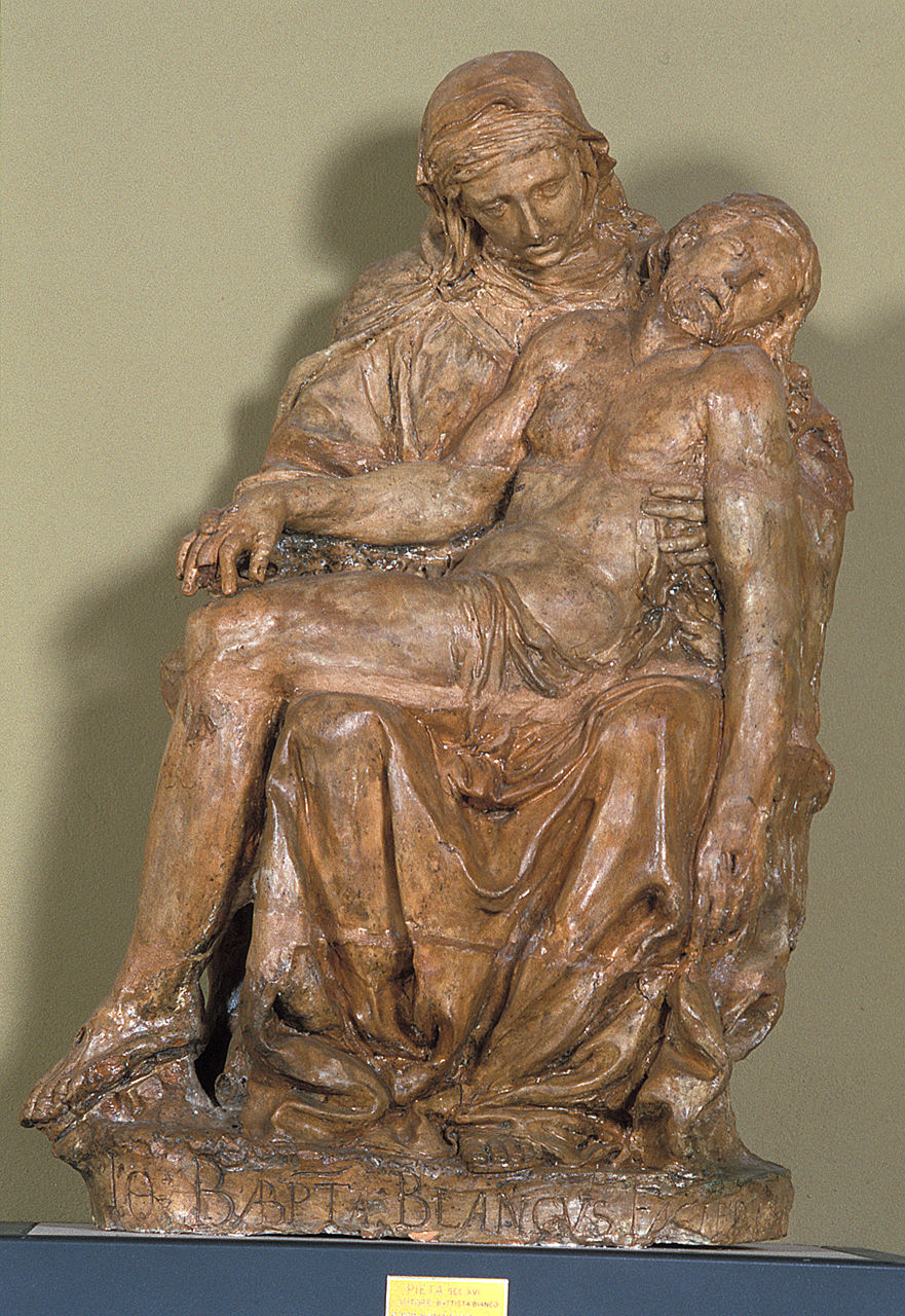 Gesù Cristo in pietà (scultura) - ambito emiliano (seconda metà sec. XVI)