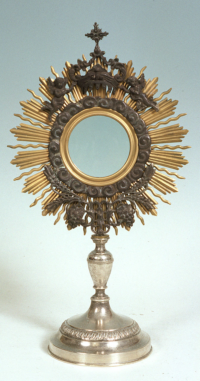 ostensorio - a raggiera - produzione italiana (sec. XX)