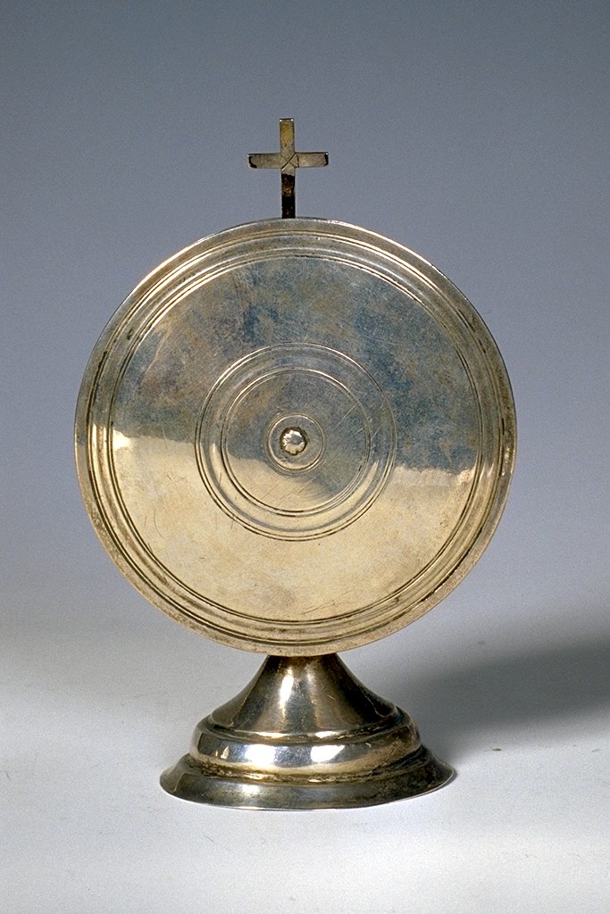 teca eucaristica - produzione italiana (secc. XVIII/ XIX)