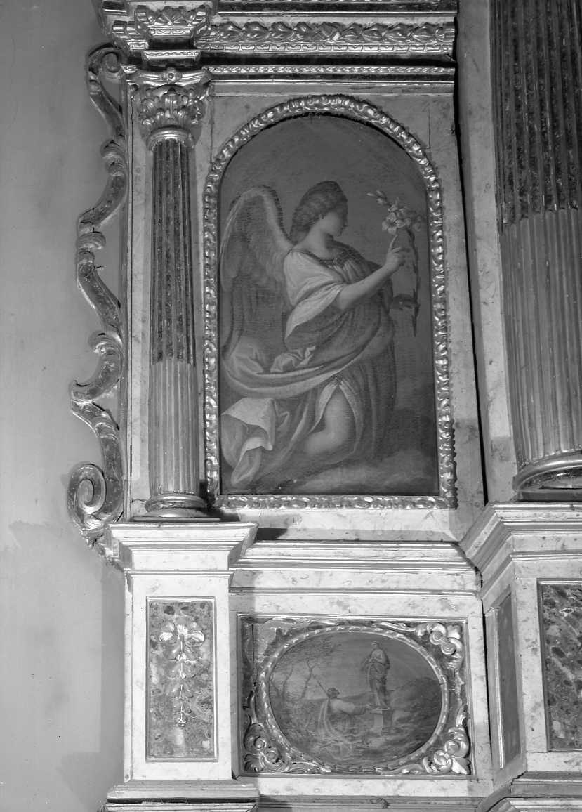 Annunciazione (dipinto, elemento d'insieme) di Bolzani Girolamo S (sec. XVIII)