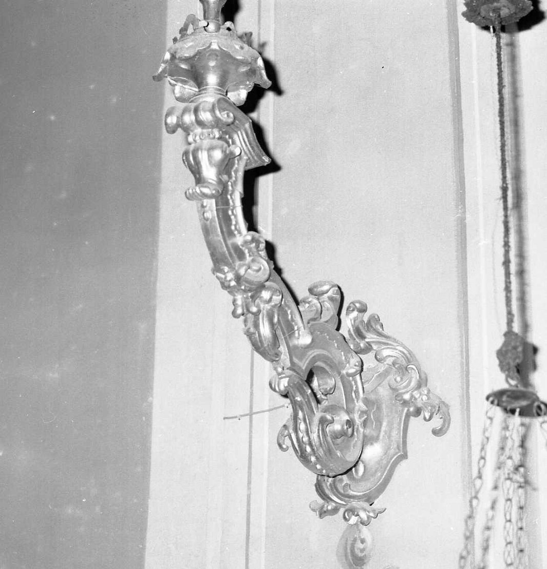 candeliere da parete, coppia - manifattura emiliana (sec. XVIII)