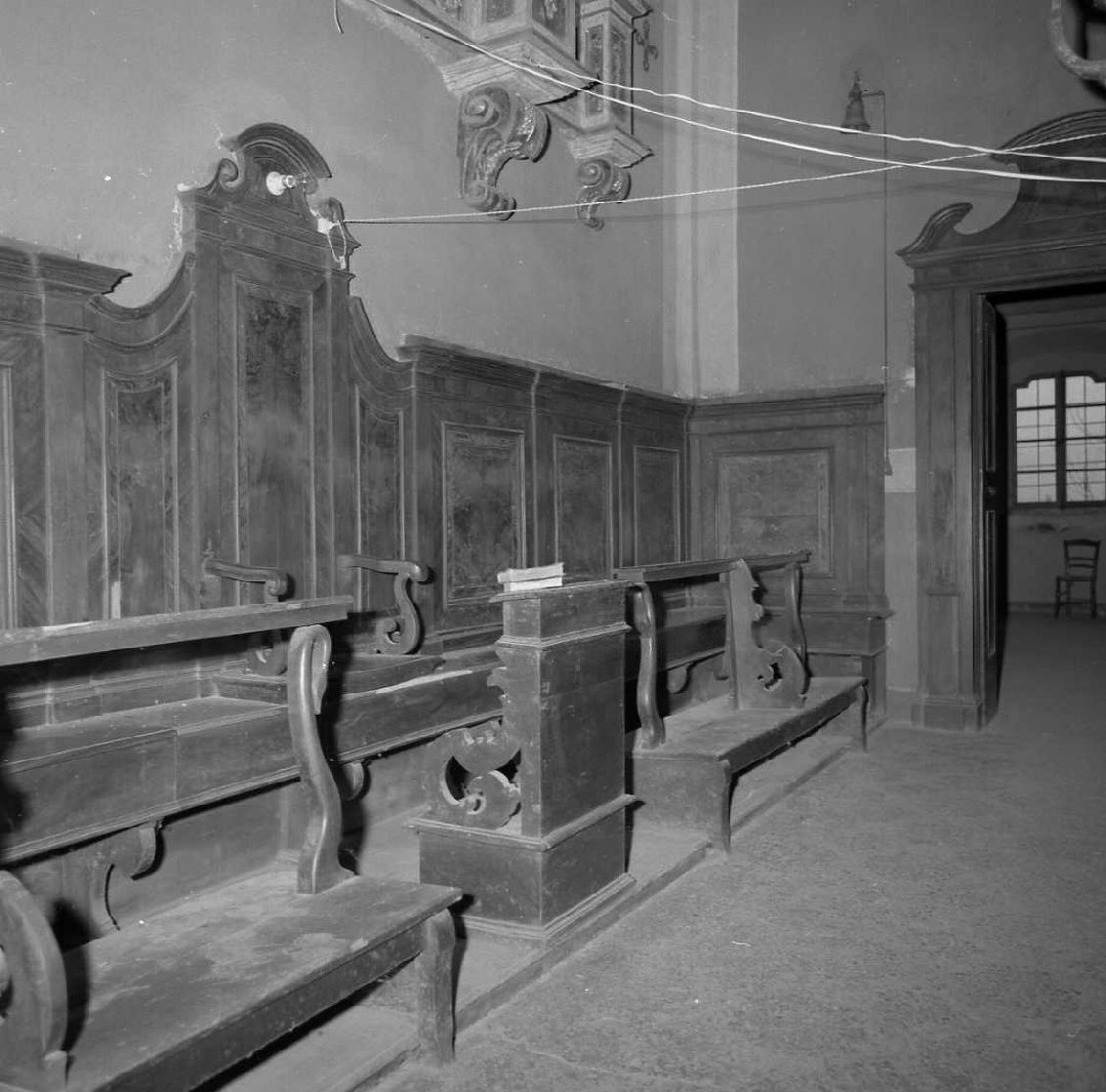 stalli del coro - manifattura emiliana (fine sec. XVIII)