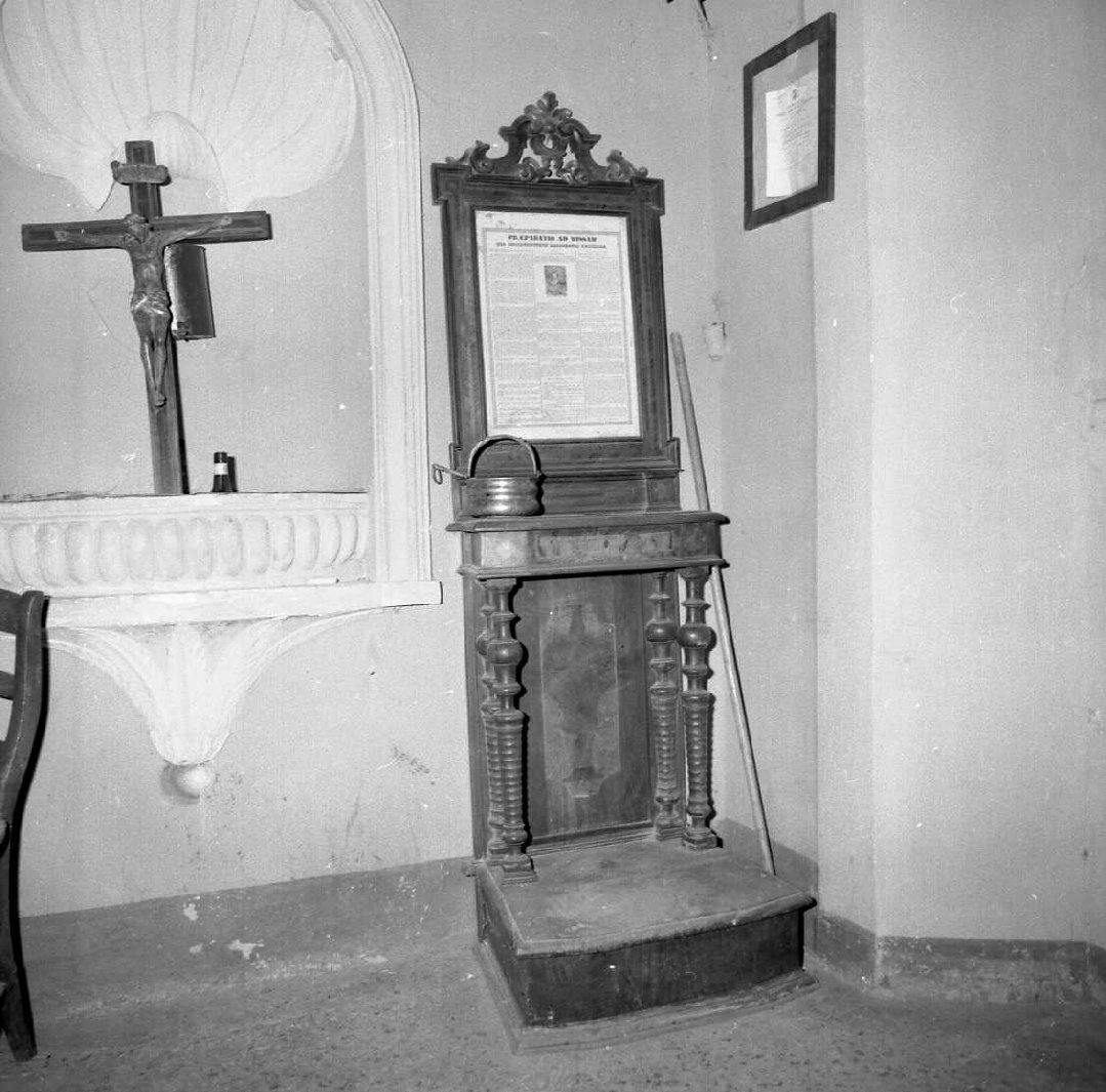 inginocchiatoio, serie - manifattura emiliana (fine sec. XVIII)