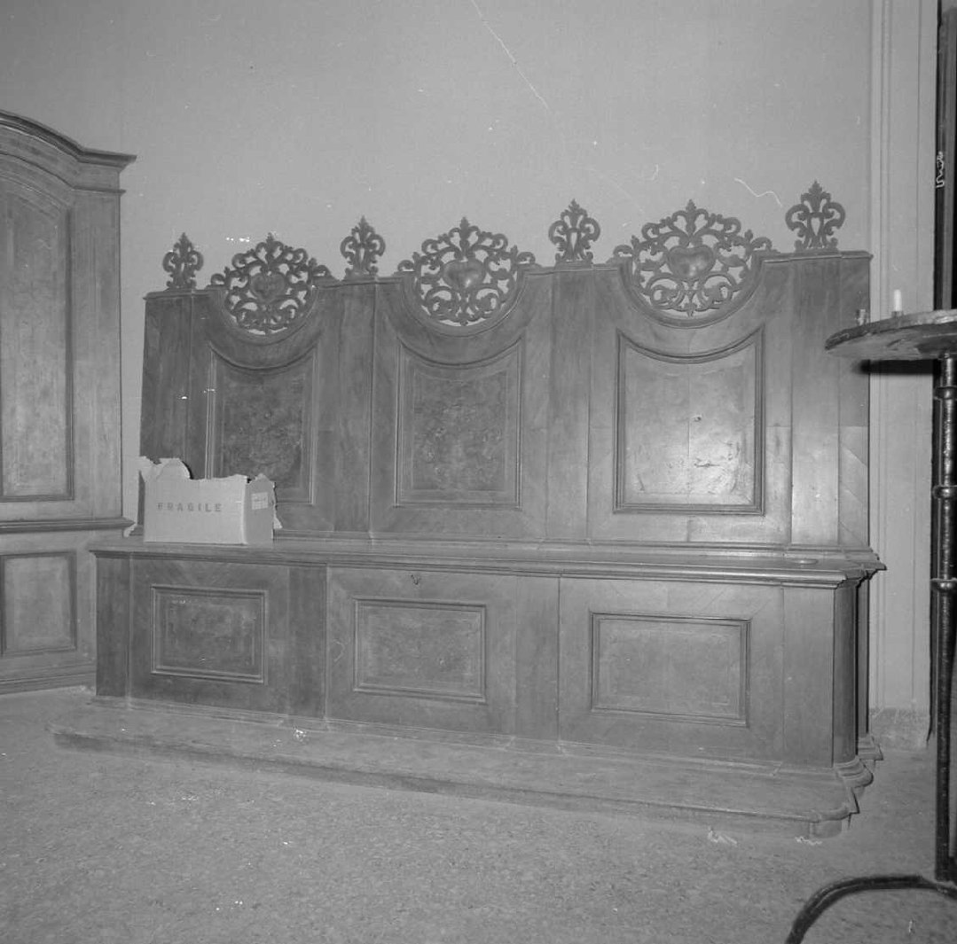 sedile - manifattura emiliana (secondo quarto sec. XVIII)