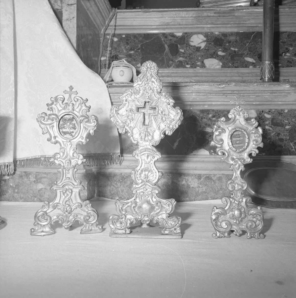 reliquiario - bottega emiliana (secc. XVIII/ XIX)