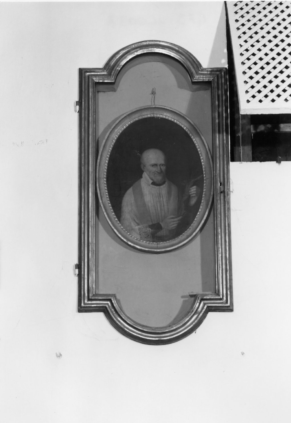 San Vincenzo dè Paoli (dipinto) - ambito ferrarese (prima metà sec. XIX)