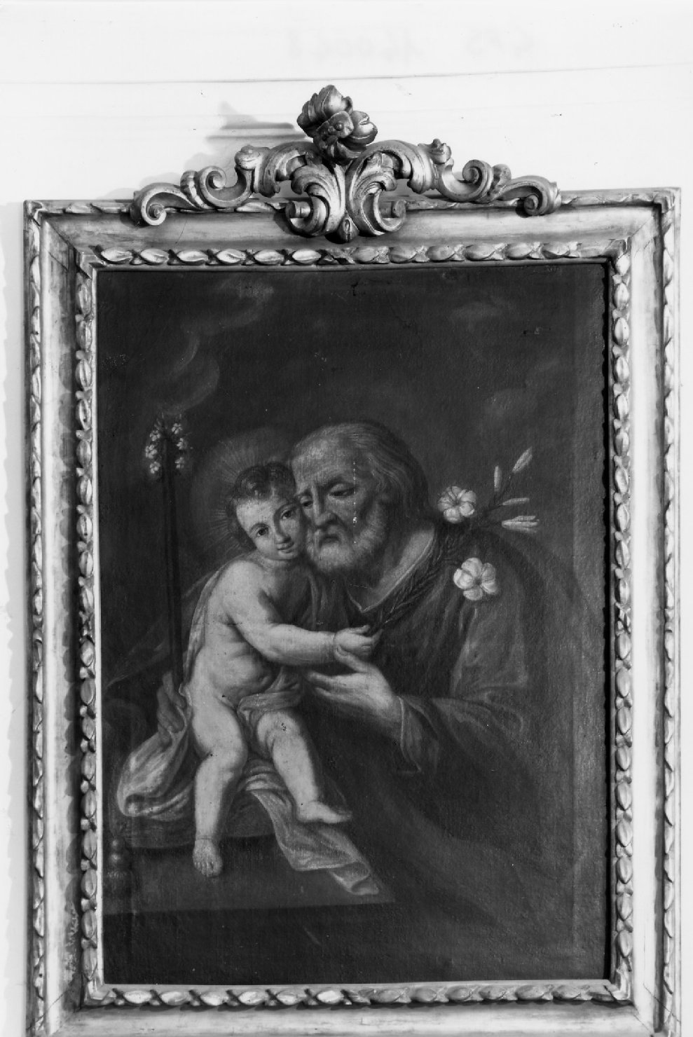 San Giuseppe e Gesù Bambino (dipinto) - ambito ferrarese (prima metà sec. XIX)