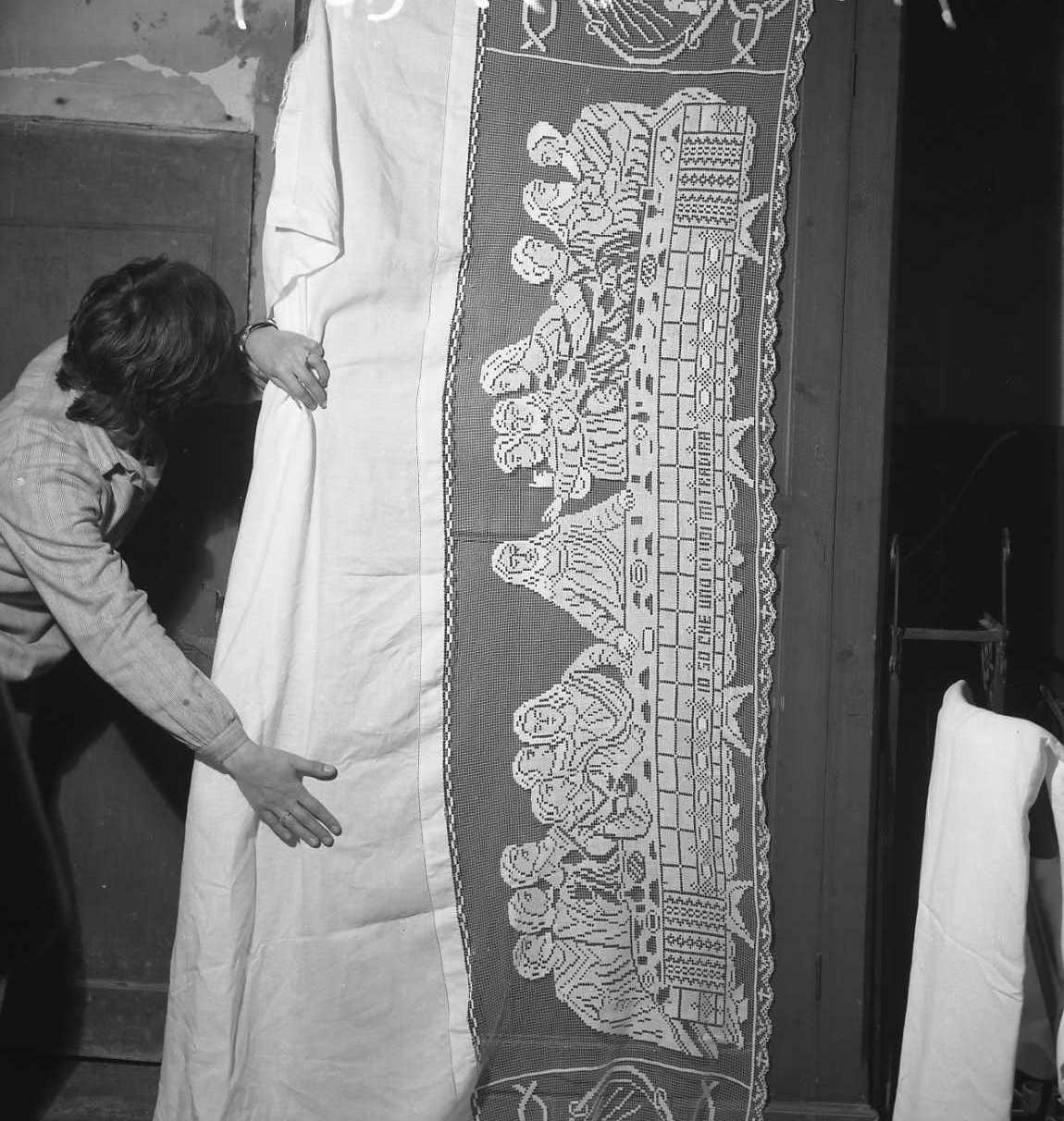 tovaglia - manifattura italiana (prima metà sec. XX)