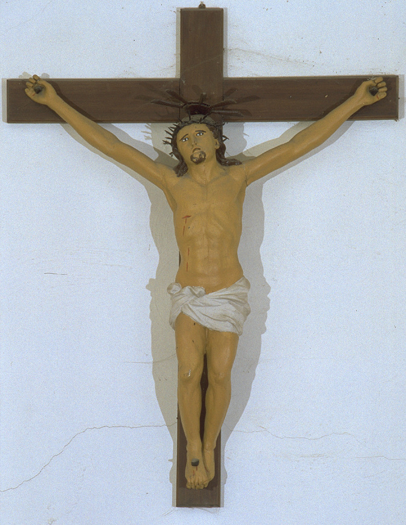 Gesù Cristo crocifisso (statua) - ambito ferrarese (sec. XIX)