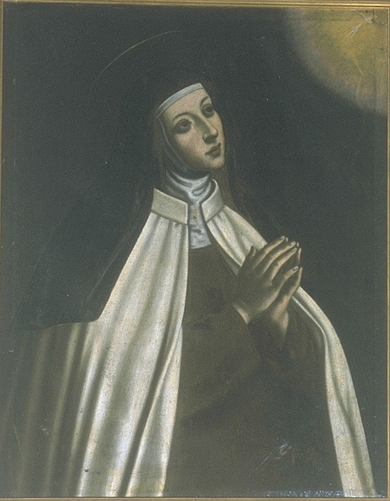 Santa Teresa d'Avila (dipinto, opera isolata) - ambito ferrarese (secc. XVII/ XVIII)