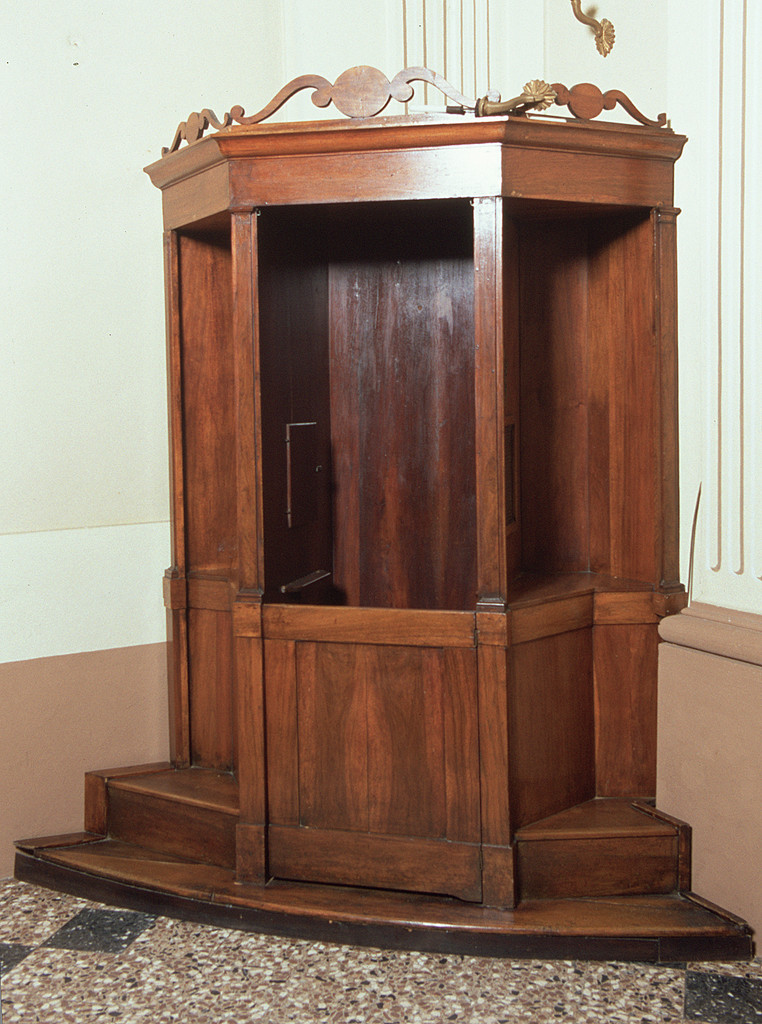 confessionale, serie - bottega ferrarese (sec. XIX)