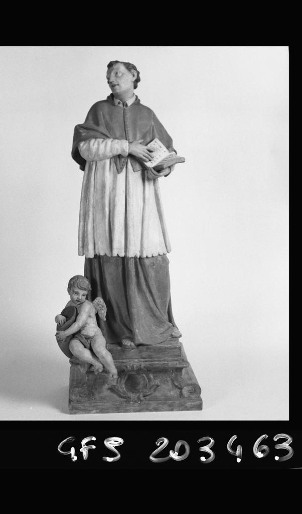 San Bonaventura da Bagnoregio (scultura) di Scandellari Filippo (bottega) (seconda metà sec. XVIII)