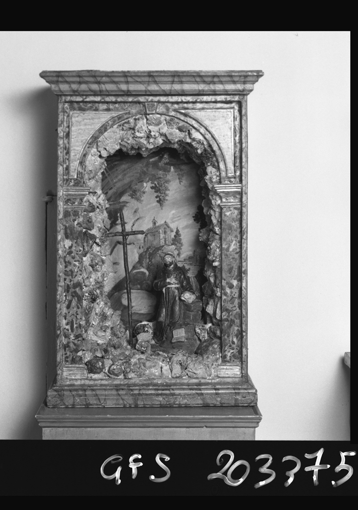 San Francesco d'Assisi (immagine devozionale) - manifattura italiana (secc. XIX/ XX)