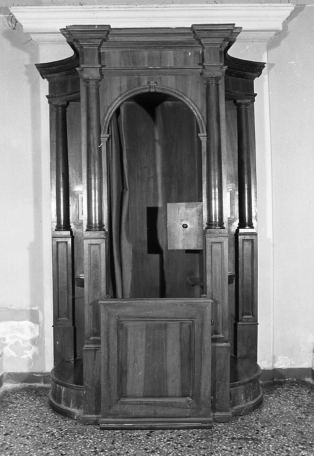 confessionale - manifattura bolognese (secc. XVIII/ XIX)