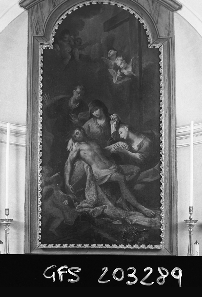 Deposizione di Cristo (dipinto) di Bertuzzi Nicola detto Anconetano (attribuito) (terzo quarto sec. XVIII)