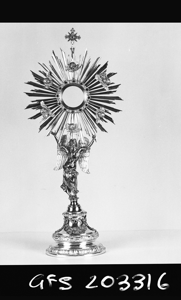 ostensorio - a raggiera di Danti Giovanni Battista (sec. XIX)