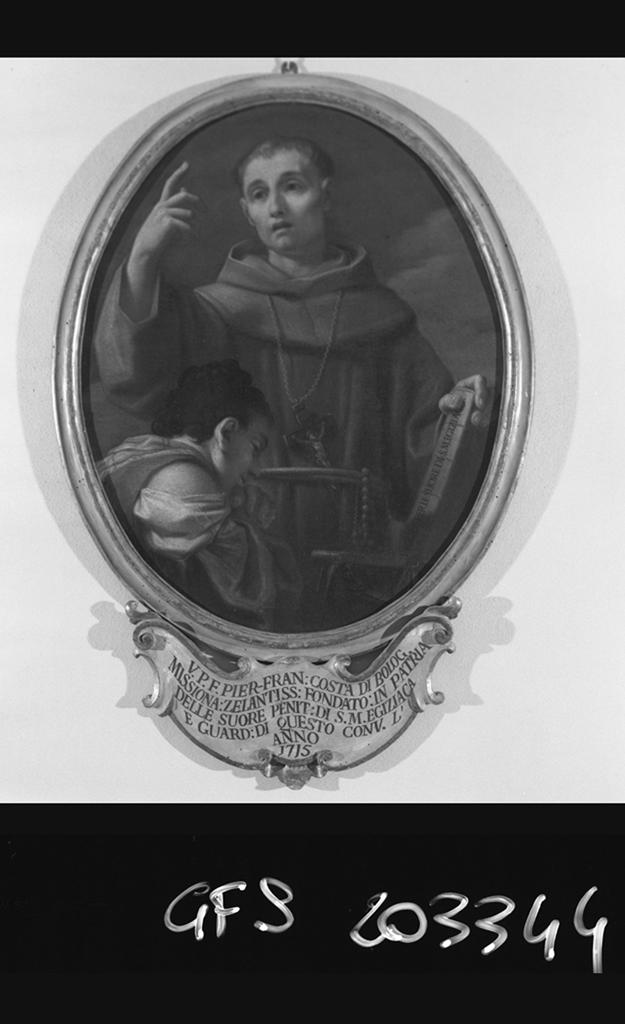 padre Pier Francesco Costa (dipinto) di Calvi Jacopo Alessandro detto Sordino (sec. XVIII)