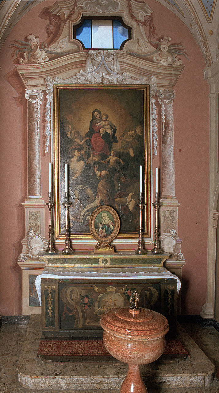 altare, opera isolata - bottega ferrarese (sec. XVIII)