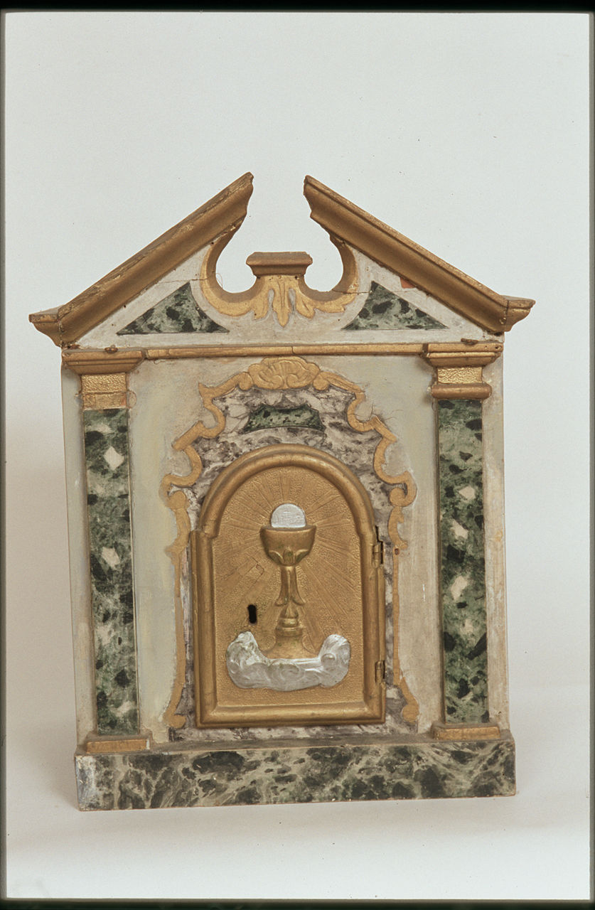 tabernacolo, opera isolata - bottega italiana (sec. XIX)