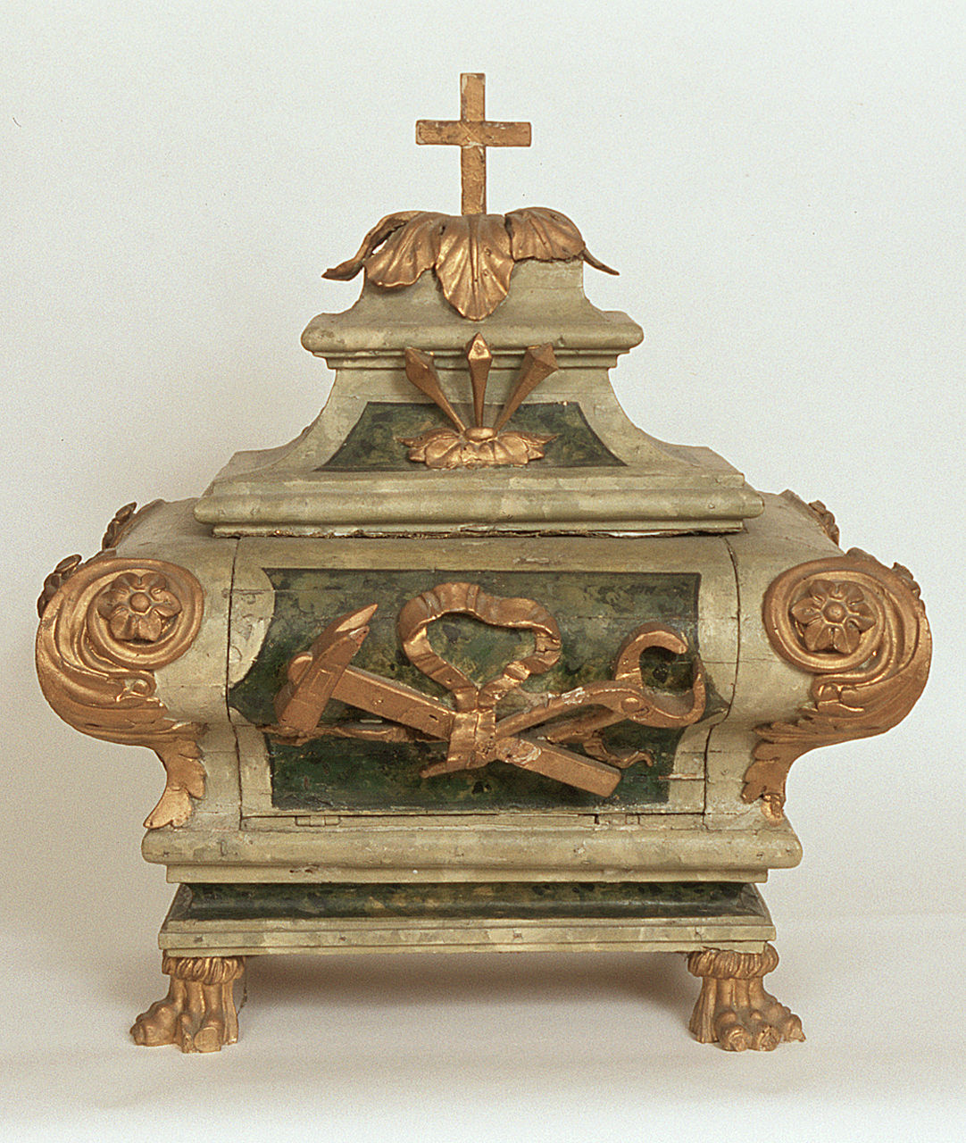 repositorio, opera isolata - bottega ferrarese (metà sec. XVIII)