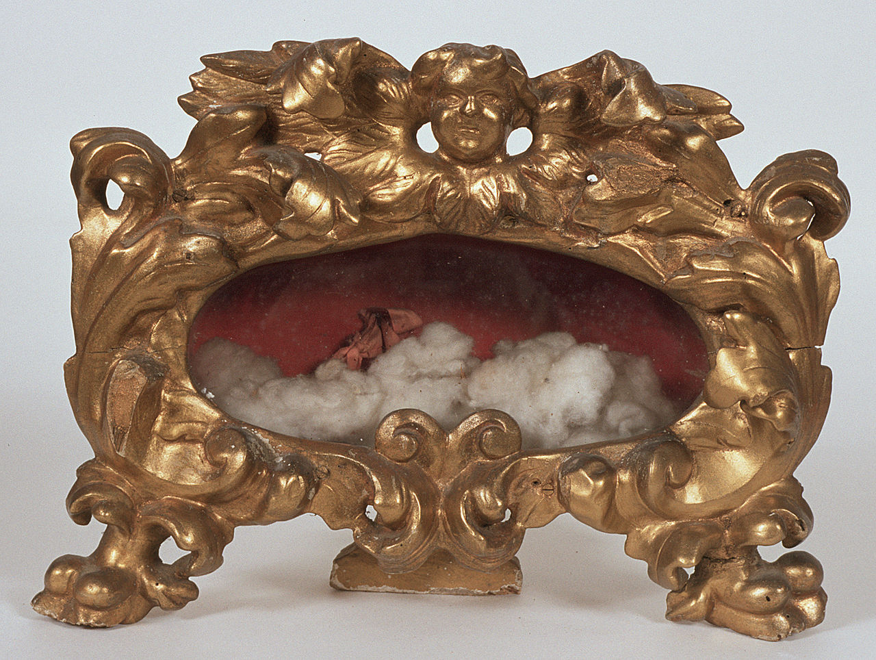 reliquiario a teca - a urna, opera isolata - bottega ferrarese (primo quarto sec. XVIII)