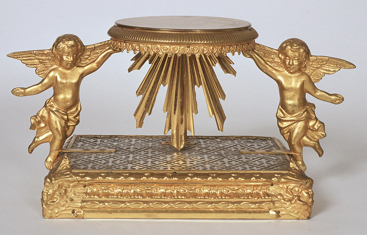 espositorio eucaristico, opera isolata - bottega italiana (primo quarto sec. XX)