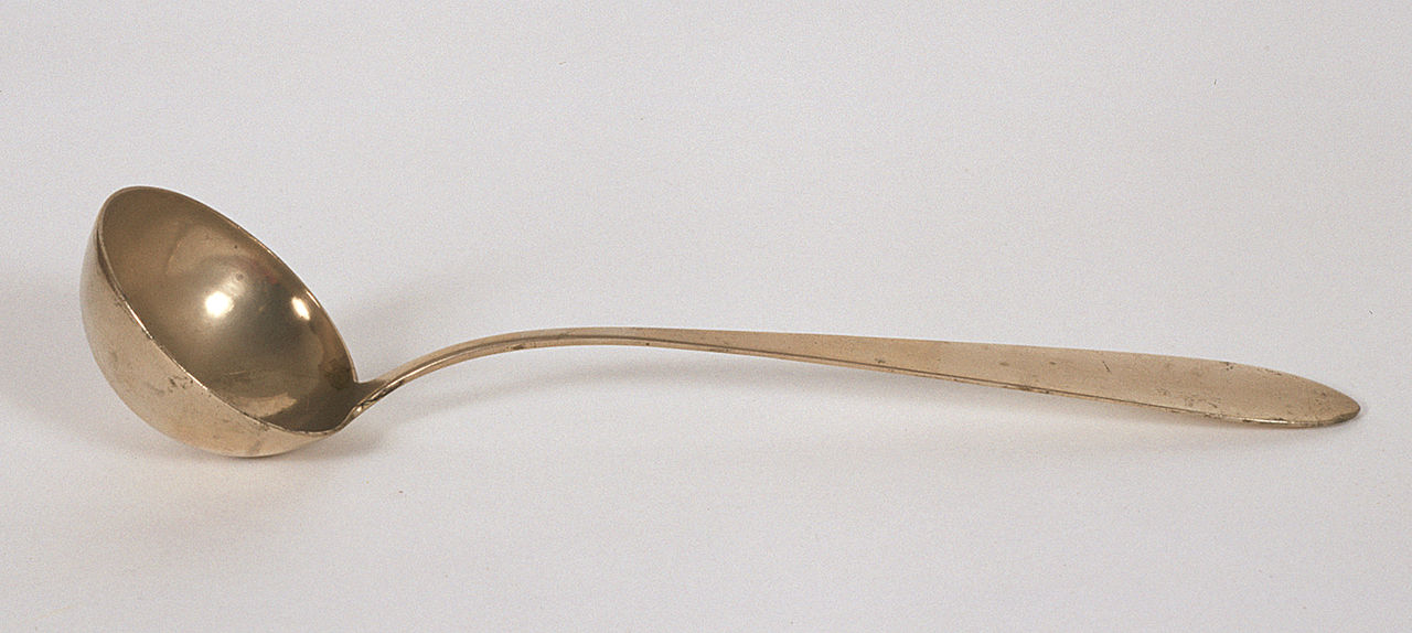 mestolo, opera isolata - bottega Europa settentrionale (sec. XIX)