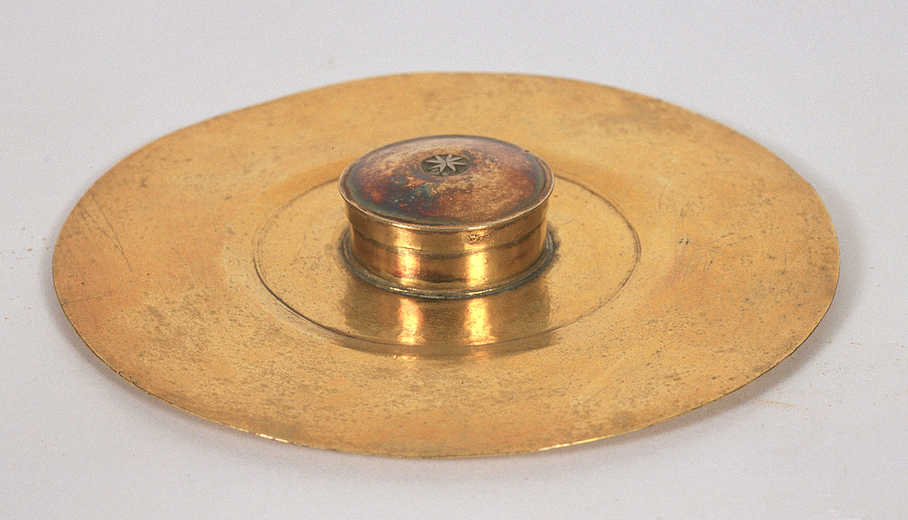 pisside da viatico, opera isolata - bottega ferrarese (sec. XVIII)