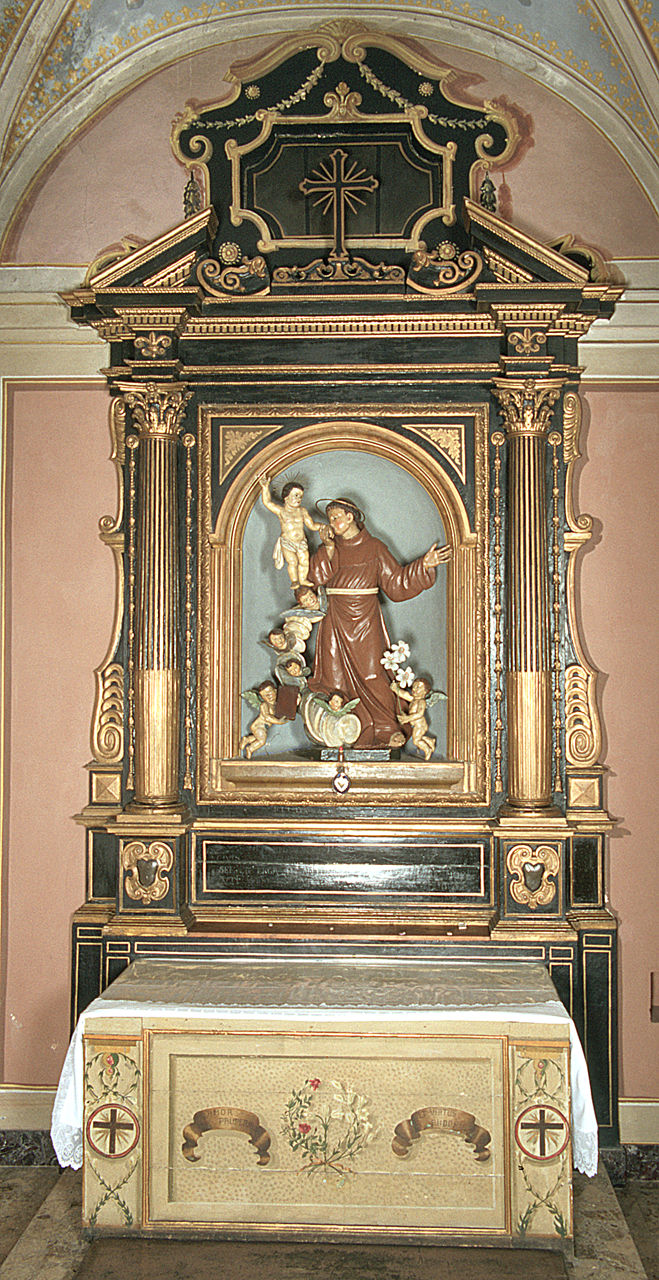 altare, opera isolata - bottega ferrarese (secc. XVII/ XVIII)