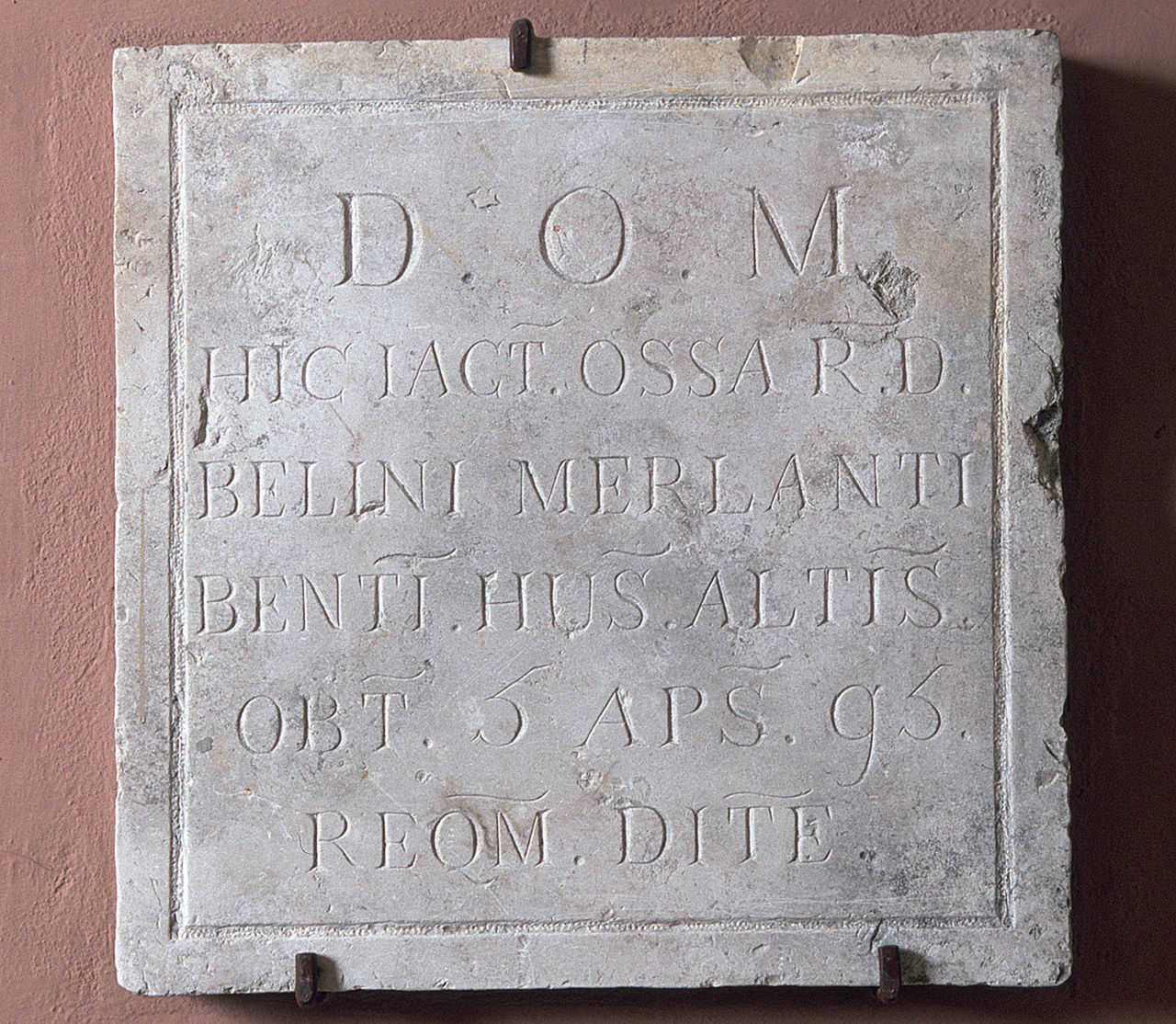 lapide tombale, opera isolata - bottega ferrarese (sec. XVIII)